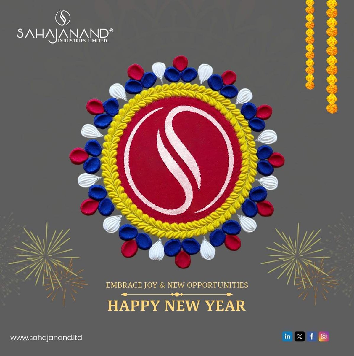 jignesh13's tweet photo. As we enter the New Year, may we open our hearts to new possibilities and endless opportunities. Happy New Year ✨🪔

#JigneshPatel #SahajanandIndustriesLimited #NutanVarshabhinandan #HappyNewYear #NewBeginnings #Prosperity https://t.co/RHAeAZnVes