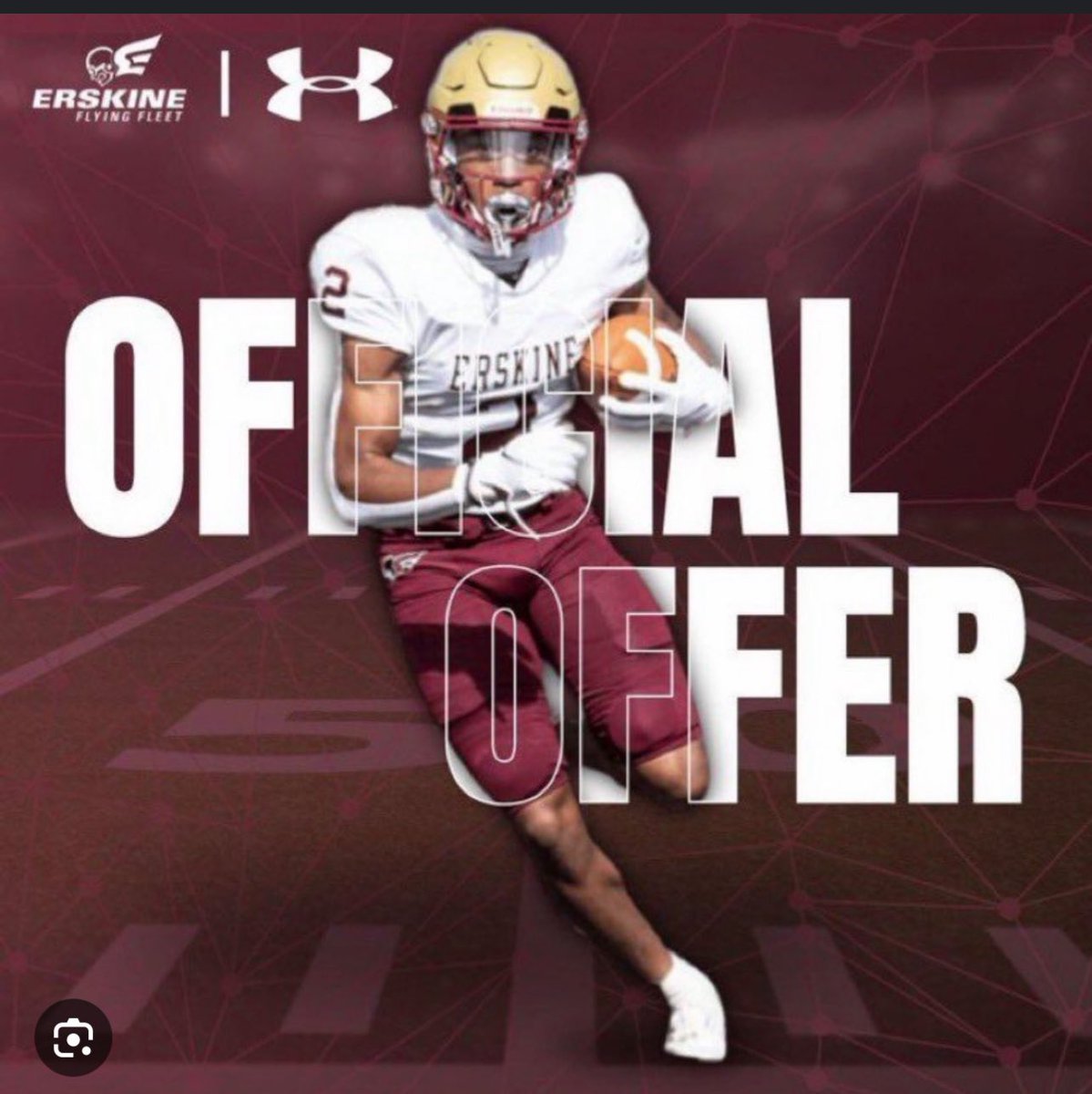 #AGTG blessed too recieve my 2nd offer from ERSKINE COLLEGE!!!
