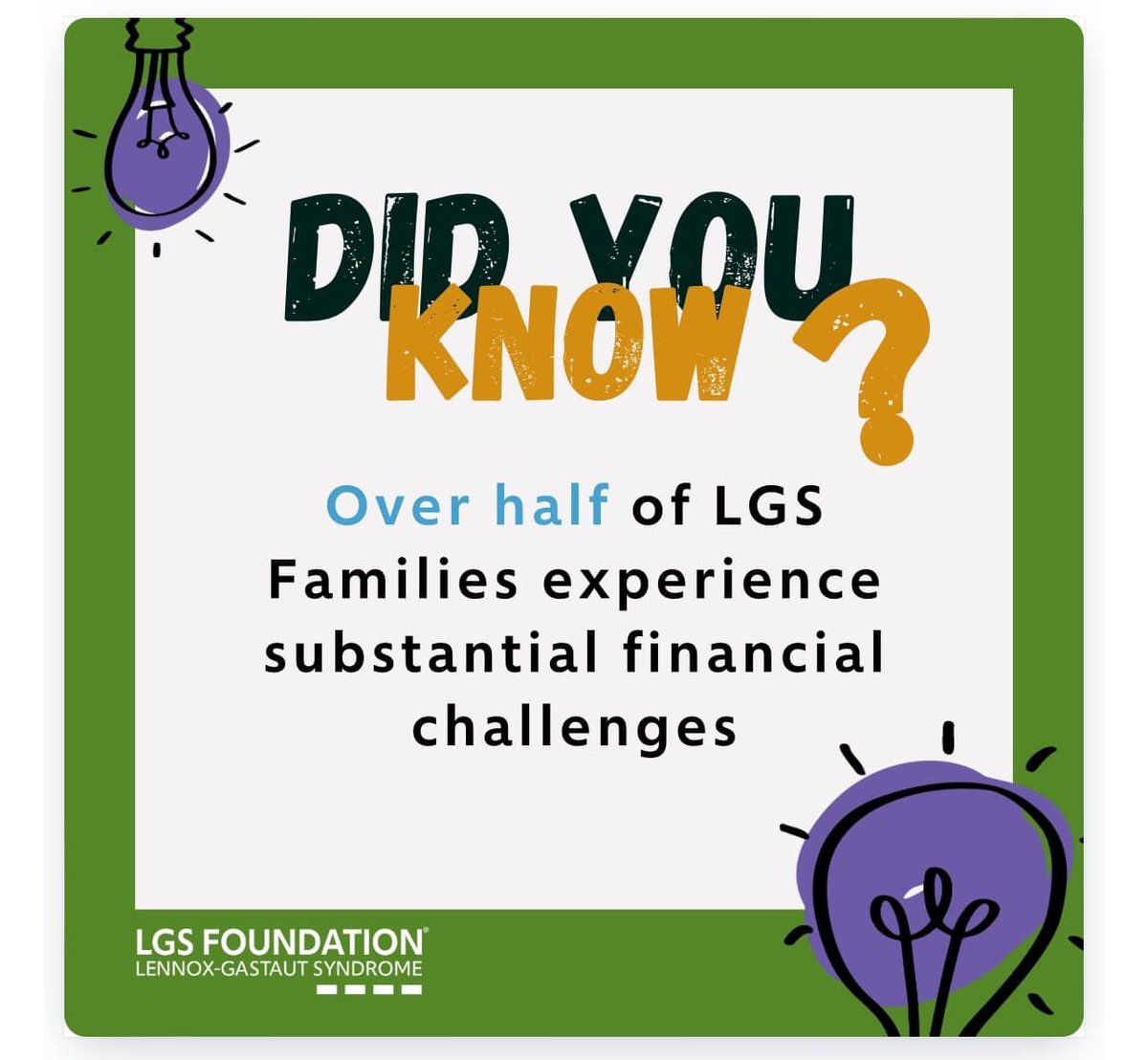 TracyDixonSalaz's tweet photo. @LGS_Foundation is here to help. #LennoxGastautSyndrome #EpilepsyAwareness #LGSAwareness #EpilepsyAwarenessMonth https://t.co/Hclwm59Lsh