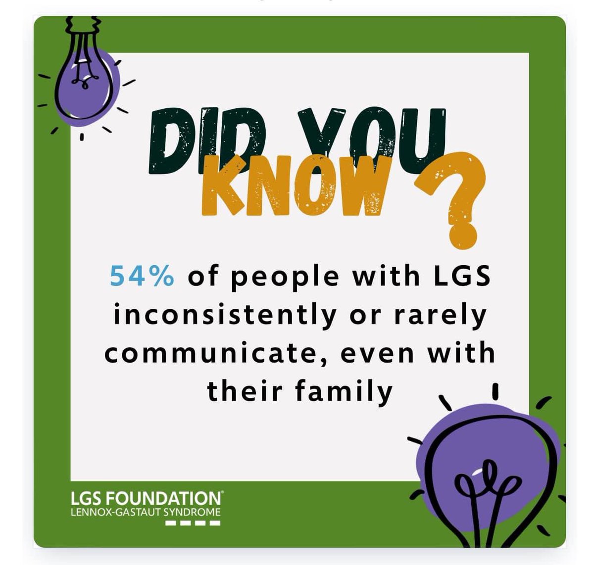 TracyDixonSalaz's tweet photo. @LGS_Foundation is here to help. #LennoxGastautSyndrome #EpilepsyAwareness #LGSAwareness #EpilepsyAwarenessMonth https://t.co/Hclwm59Lsh