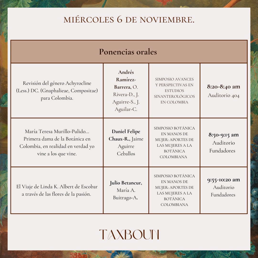 Grupo Estudiantil de Taxonomía Botánica tweet media