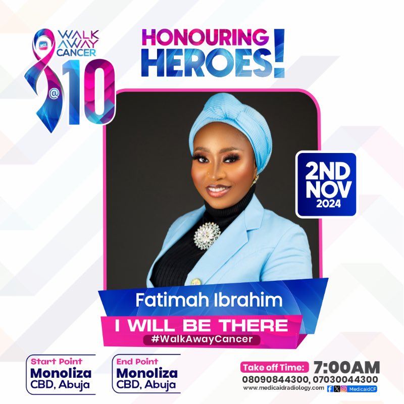 Fatima_Ibrohim's tweet photo. Proud to be walking for a purpose! 💪
Joining the Walk Away Cancer today, 2nd November 2024 to honor survivors & fighters.
#walkawaycancer
#medicaid
#CancerFreeFuture
#cancerawareness
#cancerawarenessmonth
#pinkoctober
#walkforcure
#TakeAStepAgainstCancer https://t.co/GqRKAcIlmQ