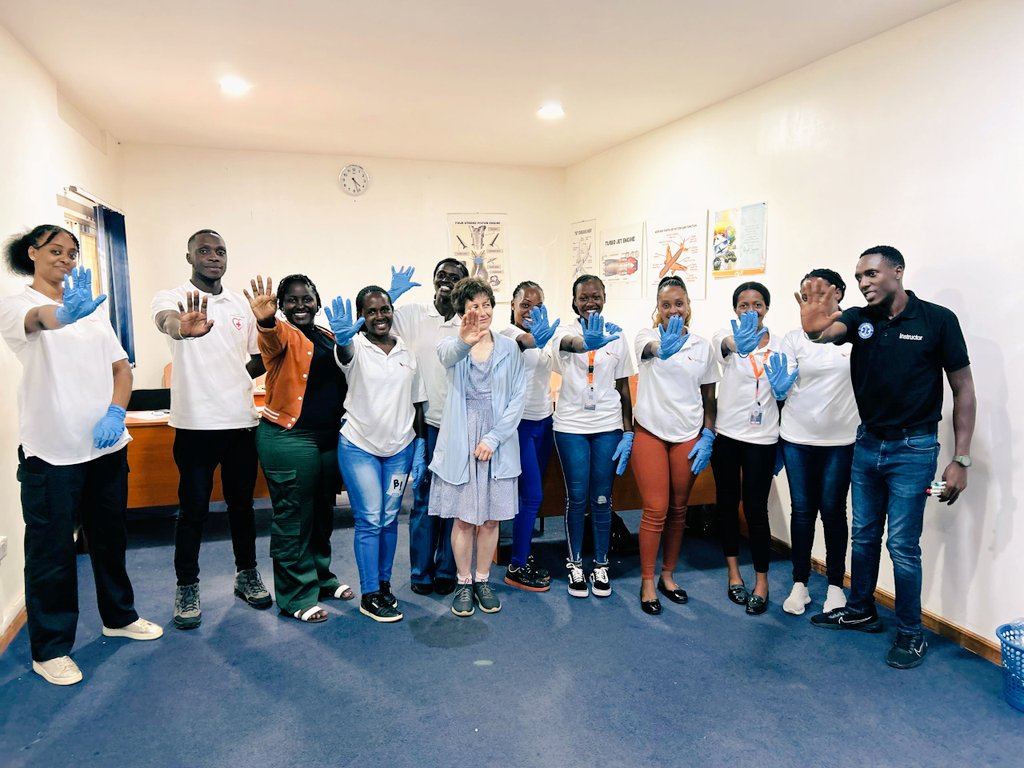 GLLS_Society's tweet photo. Aviation safety remains the core value for @das_aviation Cabin Crew students undertaking a first aid at workplace training. Our trainers delivering a timely in-flight response training. #EverySecondCountsInFlight #AviationSafety #FlySafely @LifesavingUG @UgandaCAA @CabinCrewRBLX https://t.co/UqfE7YxBg6
