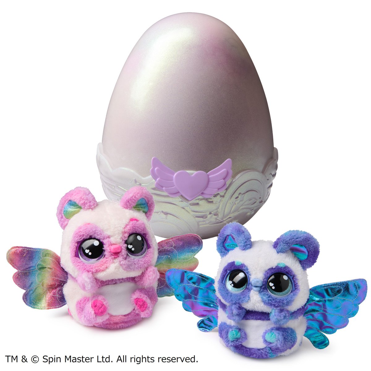 takaratomytoys's tweet photo. 🥚◆◆🥚◆◆🥚◆◆🥚

うまれて！ウーモアライブ
新商品登場🌈

🥚◆◆🥚◆◆🥚◆◆🥚

ウーモに新しい仲間が登場❣
🐶子犬のパッパディー
🐼パンダのパンドゥー

それぞれどちらの色の子が生まれるかは
ふ化するまでのお楽しみ！
12月上旬発売予定✨

https://t.co/3uwXelPLMT

#ウーモ　#HATCHIMALS https://t.co/Gp8cB0vofe