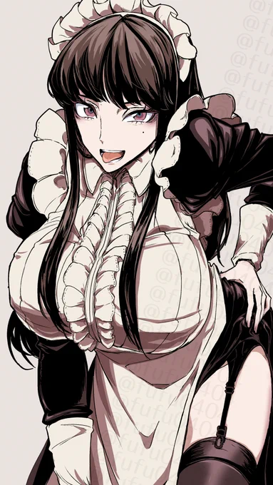 #3連休はフォロワーが増える 初期～最近のOCメイドのマナちゃん 