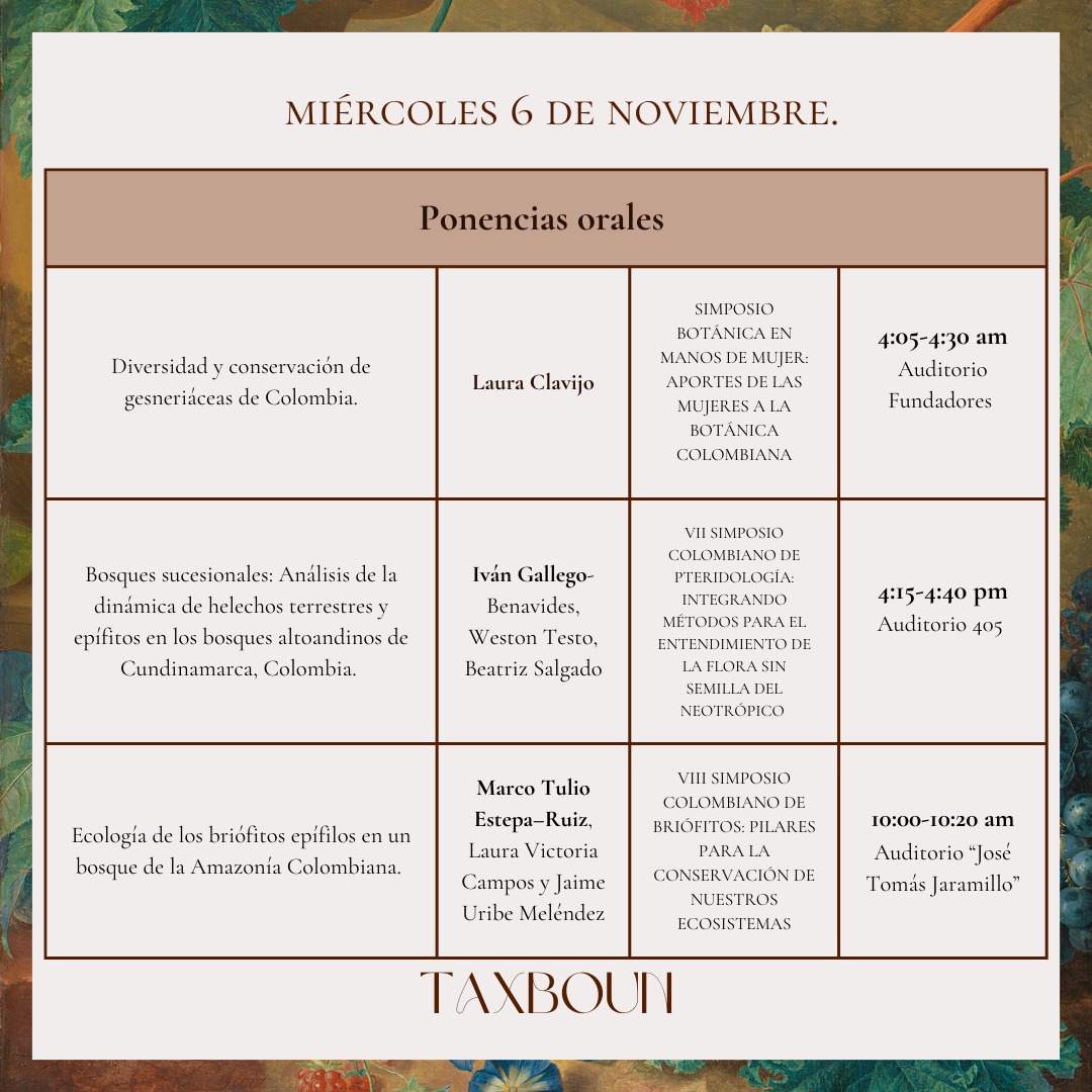 Grupo Estudiantil de Taxonomía Botánica tweet media