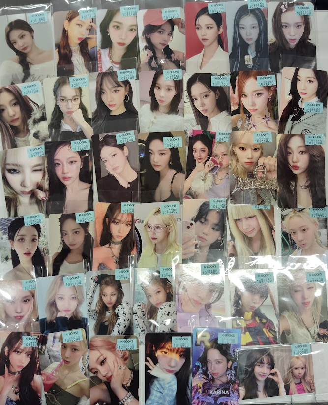 🦋aespa #aespa🦋 各メンバーのレアトレカが多数入荷‼️ 1点物も多数ご