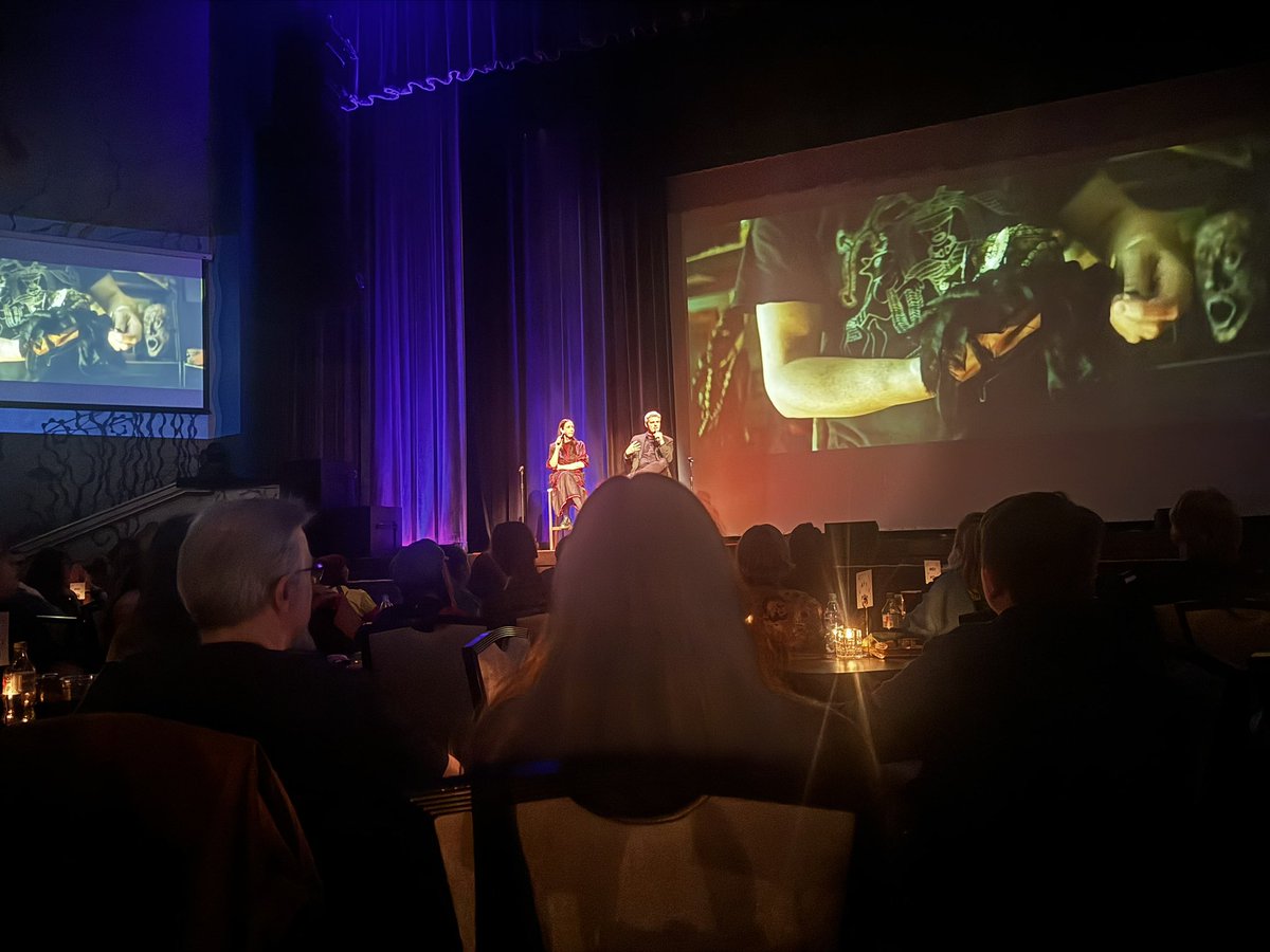 Lalapureangel's tweet image. #Hauntedobjectstour @nuekerk @Weird_Dana @WeirdHQ @AdmiralTheatre  #Socool I’m super glad I got to see the last show 🖤🖤👻👻 #Greatshow❤️❤️🎄