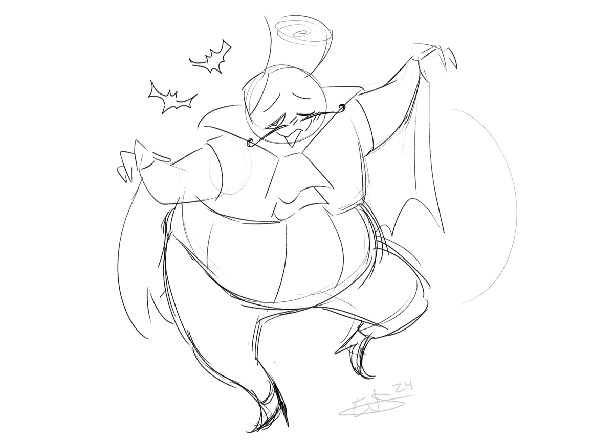 EJSmith145's tweet photo. sometimes to cope with the fact that halloween is over you just need to design a random innocuous spooky character that plays so heavily to your sensibilities its almost comedic... you'll probably never see this creechur again, had to just get it out of my system lmao https://t.co/iWAhIezT60