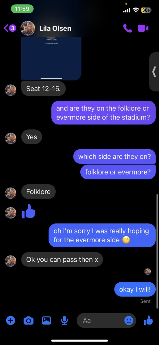 well if I can’t get tickets the least I can do is fuck with scammers on fb