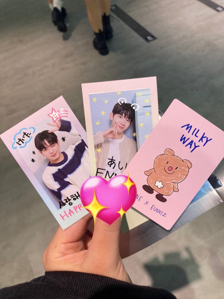 EVNNE チェキ milky way ポップアップ 交換

譲：ランダムチェキ ケイタ　スンオン（1枚目）
求：同種　イジョン　イジョンヒョン

今日の昼公演前後で交換できる方探しております。
心当たりのある方はお気軽にご連絡ください！