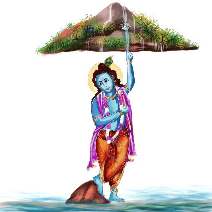 गोवर्धन धराधार गोकुल त्राणकारक। 
विष्णुबाहु कृतोच्छ्राय गवां कोटिप्रभो भव॥
ॐ नमो भगवते वासुदेवाय:🙏