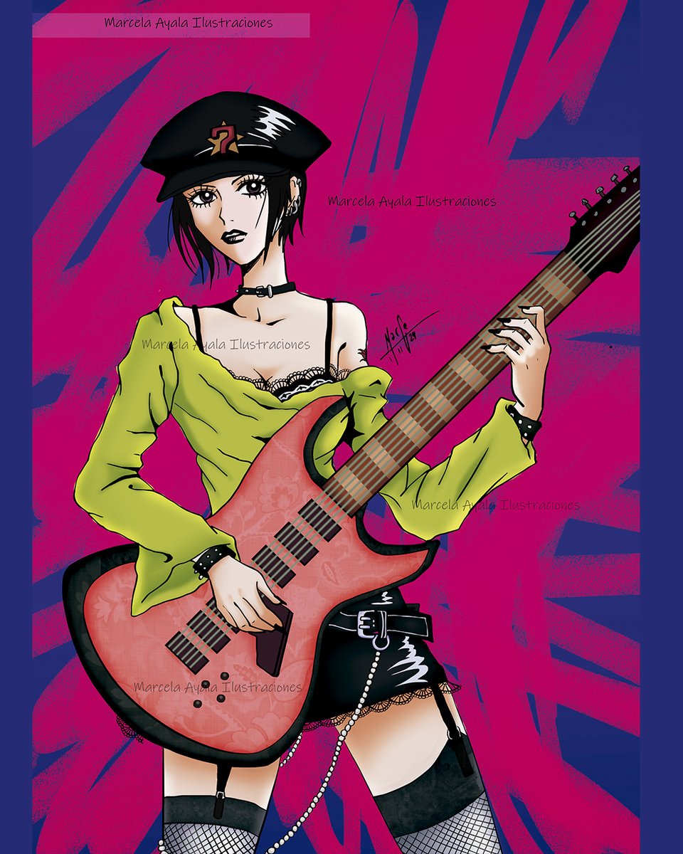 New fanart drawing of Nana 👀

#nana #fanart #art #animedigitalart