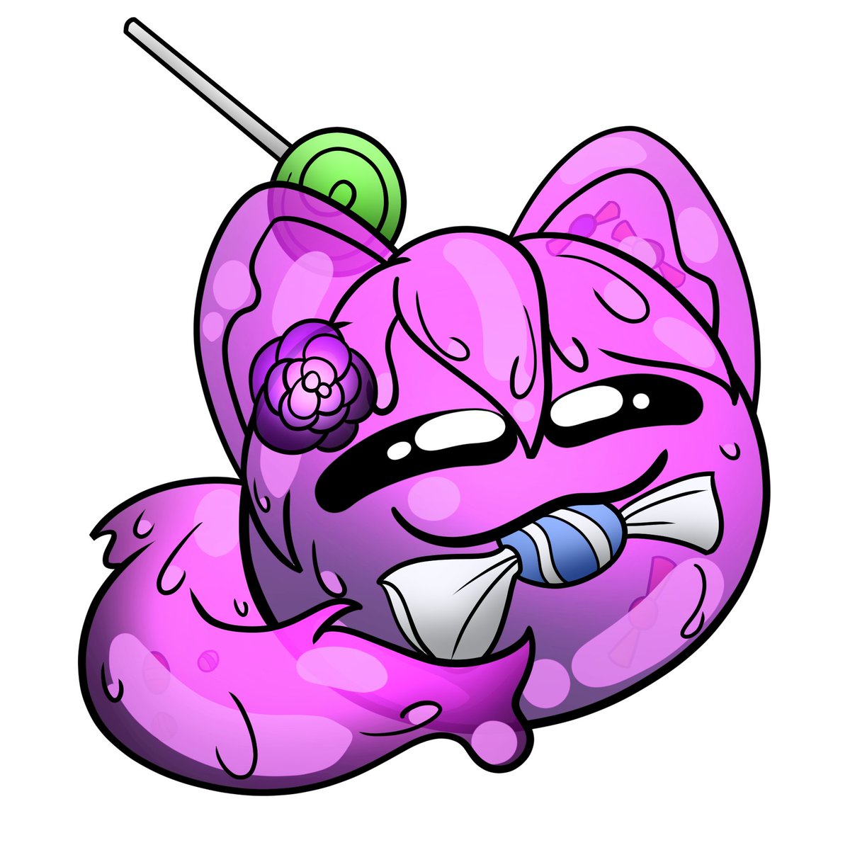 Tennkaii's tweet photo. some various little slime I drew :3 https://t.co/XOnJpv85hI