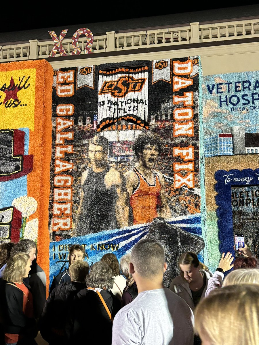 Walk around was a blast! Found a couple familiar faces. Go Pokes!