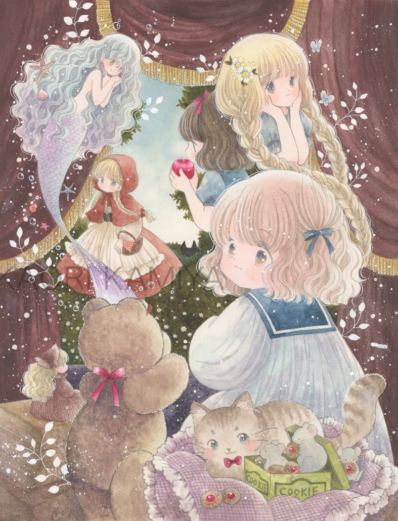 「物語のはじまり 」|神谷かおり🌸ドローイングモール🌸羽根としっぽ展🌸アリス展🌸コミティアのイラスト