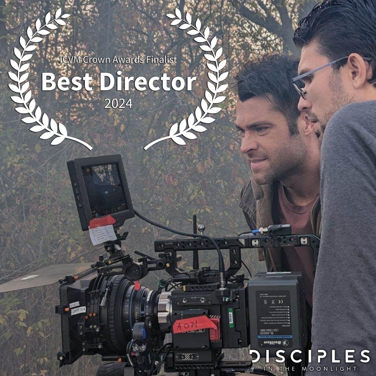 We are honored to be a 2024 ICVM Crown Awards Finalist for "Best Director".

For more information about our film, go to: disciplesinthemoonlightmovie.com 

Our movie is also available now everywhere on Digital and DVD.