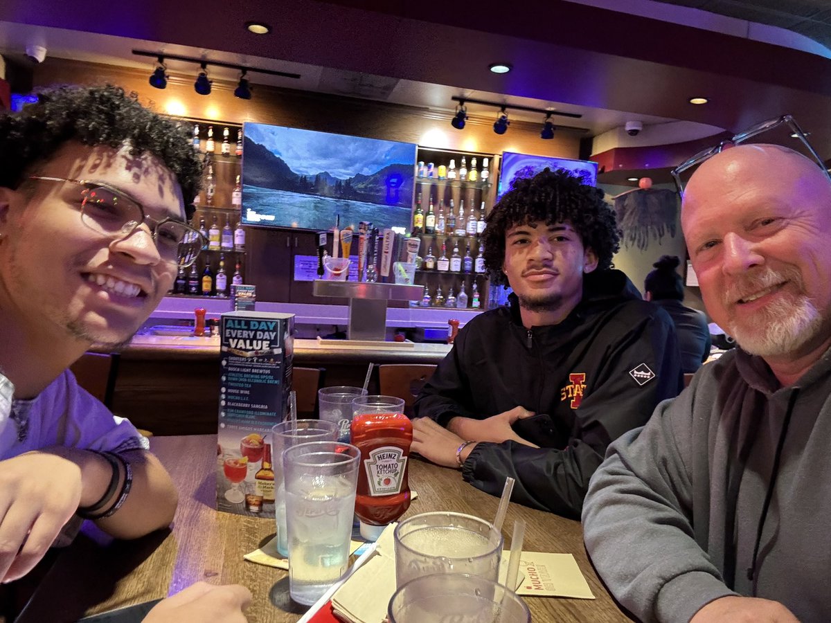 Really fun day today visiting Iowa State University. The jumps coach is awesome and I definitely understand why Jon is so interested in being a part of the ISU program. Spent a nice afternoon and evening with both boys. Thankful for these opportunities with them.