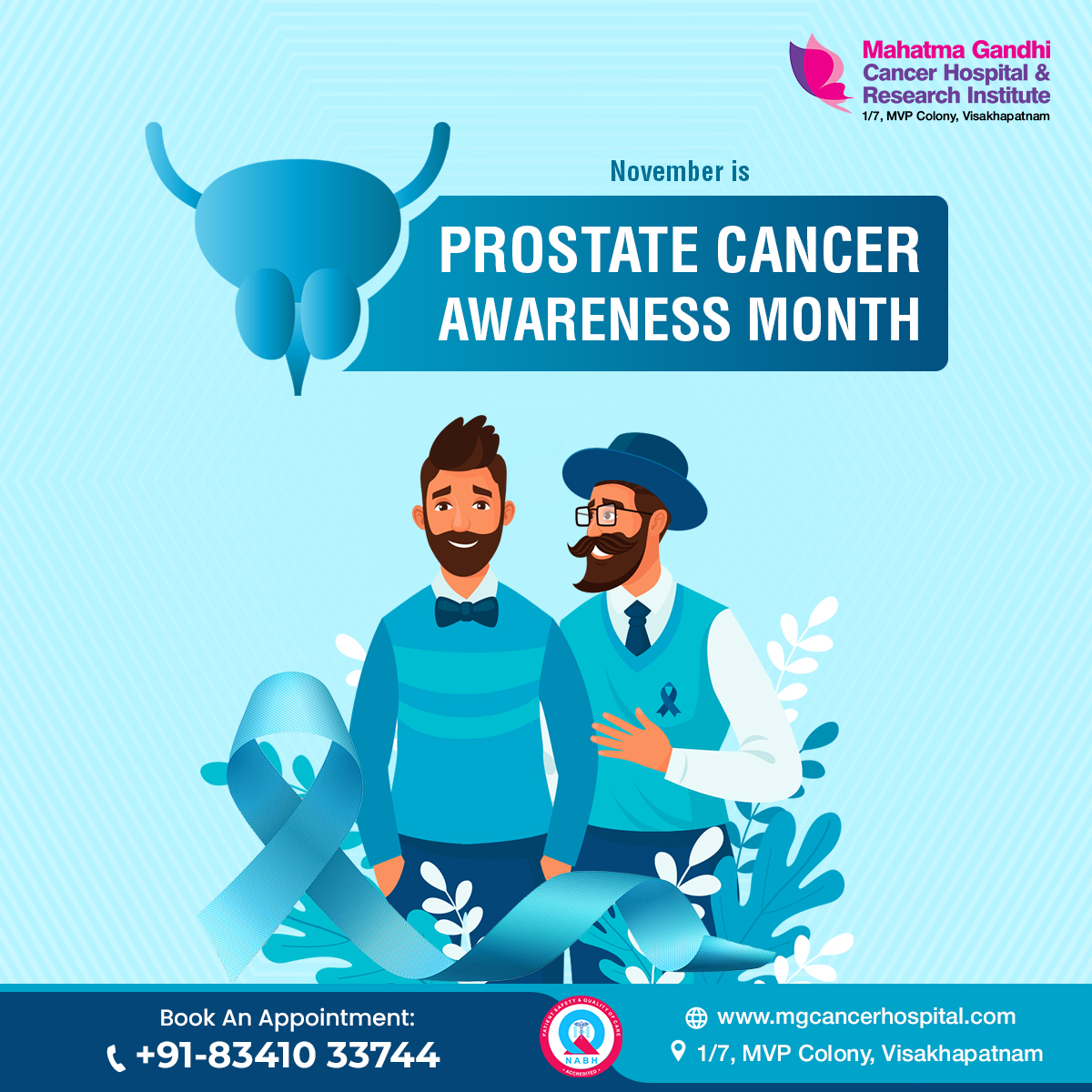 MG_Cancer's tweet image. November is Prostate Cancer Awareness Month. Early detection is key to improving outcomes. Schedule your screening at Mahatma Gandhi Cancer Hospital &amp;amp; Research Institute and prioritize your health.

#ProstateCancerAwareness #ProstateCancerMonth #EarlyDetection #MensHealth…