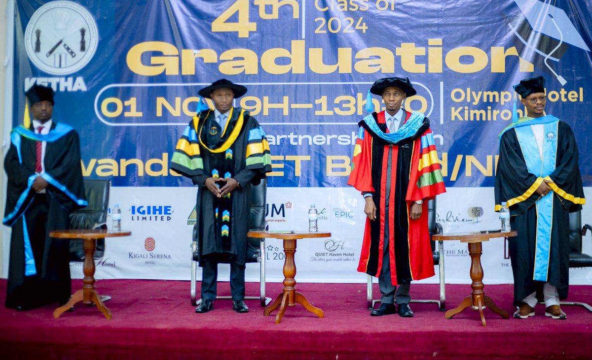 KethaRwanda's tweet photo. 1/2Congratulations to the 20 graduates of KETHA! They pursued their courses through the partnership between KETHA and @RTB_Rwanda We are proud to share that 70% have successfully secured employment following their internships, a testament to their hard work and dedication. https://t.co/SkeETcdFyI