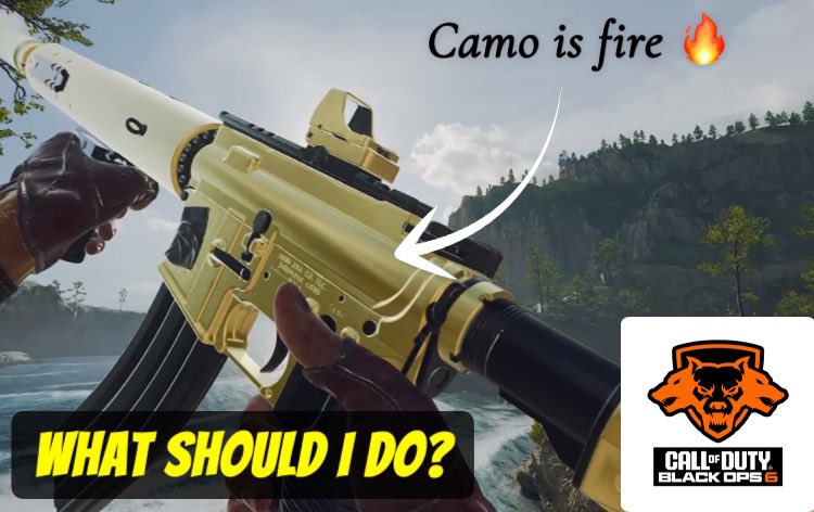 ITSprohunter's tweet photo. OK boys I need a honest opinion. What should I do first. Grind camos. Or, grind my favorite weapons to max level since we have Double XP all weekend? 🤷‍♂️

Cause low key I feel like I’m wasting Double XP grinding camos 🤦‍♂️

@WhiteLeopardGG #FearThePack 🐆
#CallofDuty #BlackOps6 https://t.co/nr3oWk5nkV