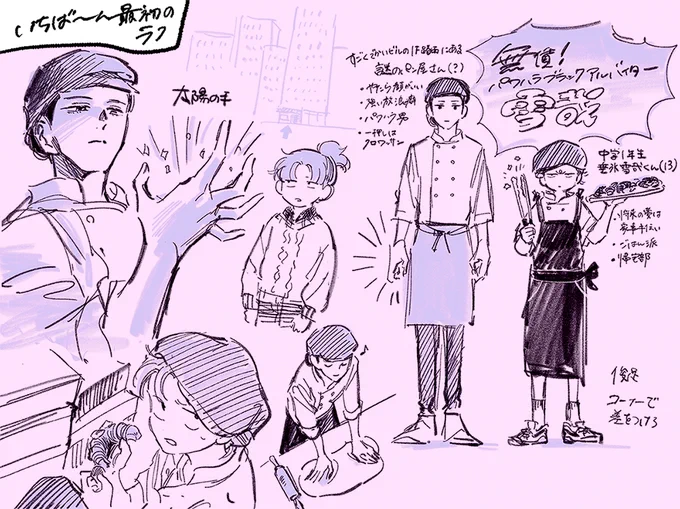 謎のパン屋の過去絵 