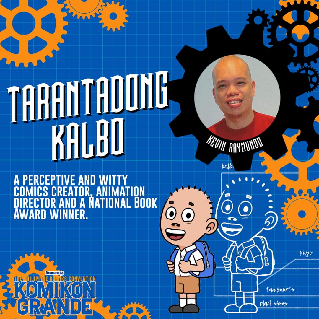 Komikontweets's tweet photo. Mahilig ka ba sa komiks? Special guest namin si @KevinKalbo sa:

#KomikonGrande2024
Nov 23-24, 2024
10am - 8pm
Bayanihan Center, Pasig City

Visit https://t.co/xAFHjtq5OO … for more details.

#KomikonPH #AllAboard https://t.co/IQwM30yqD8