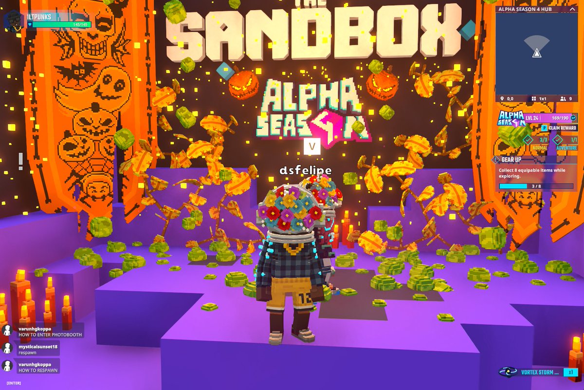 🎃👻 Rocking my spookiest look at the HUB photobooth in <a href="/TheSandboxGame/">The Sandbox</a>. Come join, and get ghoulish! register-landings.sandbox.game/alphaseason4-s… #TheSandbox #AlphaSeason4 #AS4SocialChallenge
