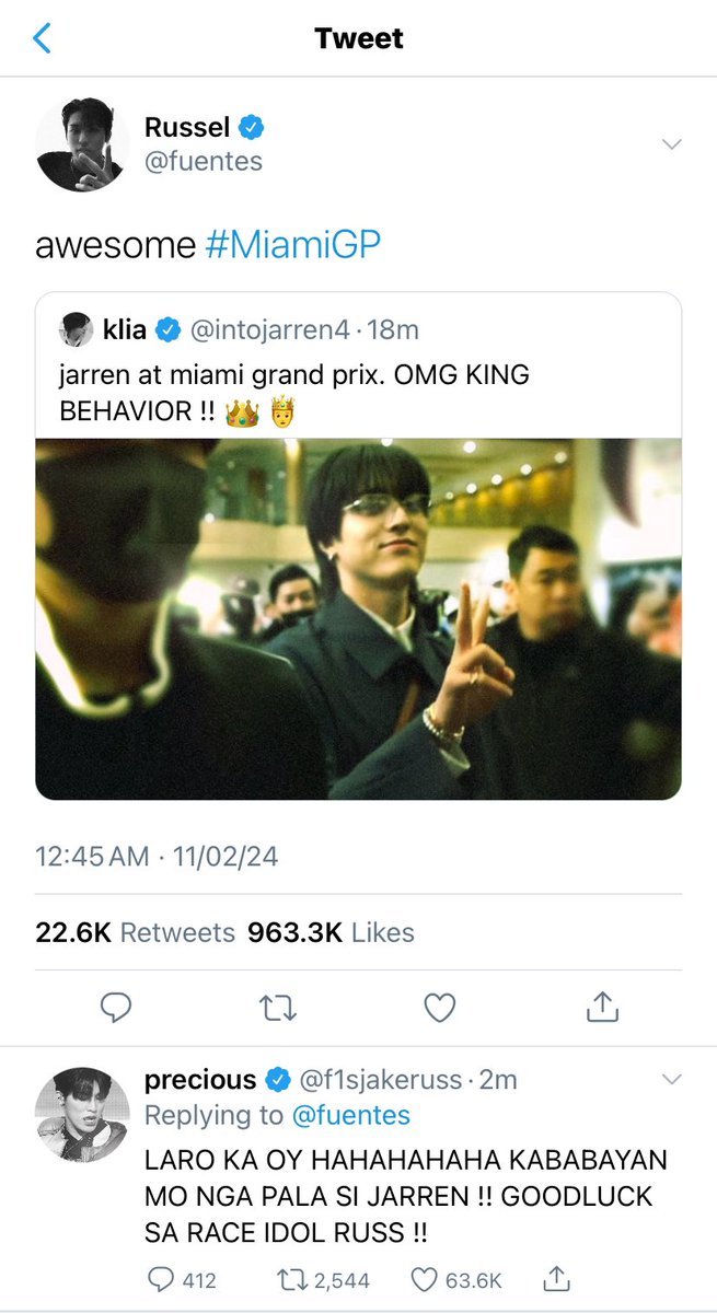likhangtago's tweet photo. end game, a #hajeongwoo au

russel (pjw), the best racer from mclaren f1 team brings the most charms from the rest of the season’s grid—does he have a lover? perhaps, is it the rising performer jarren (hrt)?

#HJWFicfest2024
#HaruTetheredToWoo https://t.co/JtuVapfHsn