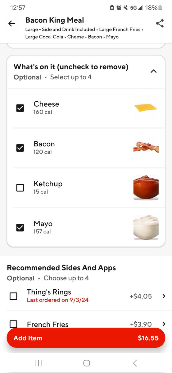 DredCalibur's tweet photo. Im tempted to stop using @DoorDash entirely. This is the second time my order has been wrong or messed up back to back
First time a dasher took my order who wasnt supposed to.
Second time, this CLEARLY states "uncheck to remove"
But
Its the opposite. So i just got a shit burger. https://t.co/sh0ywHUlMl
