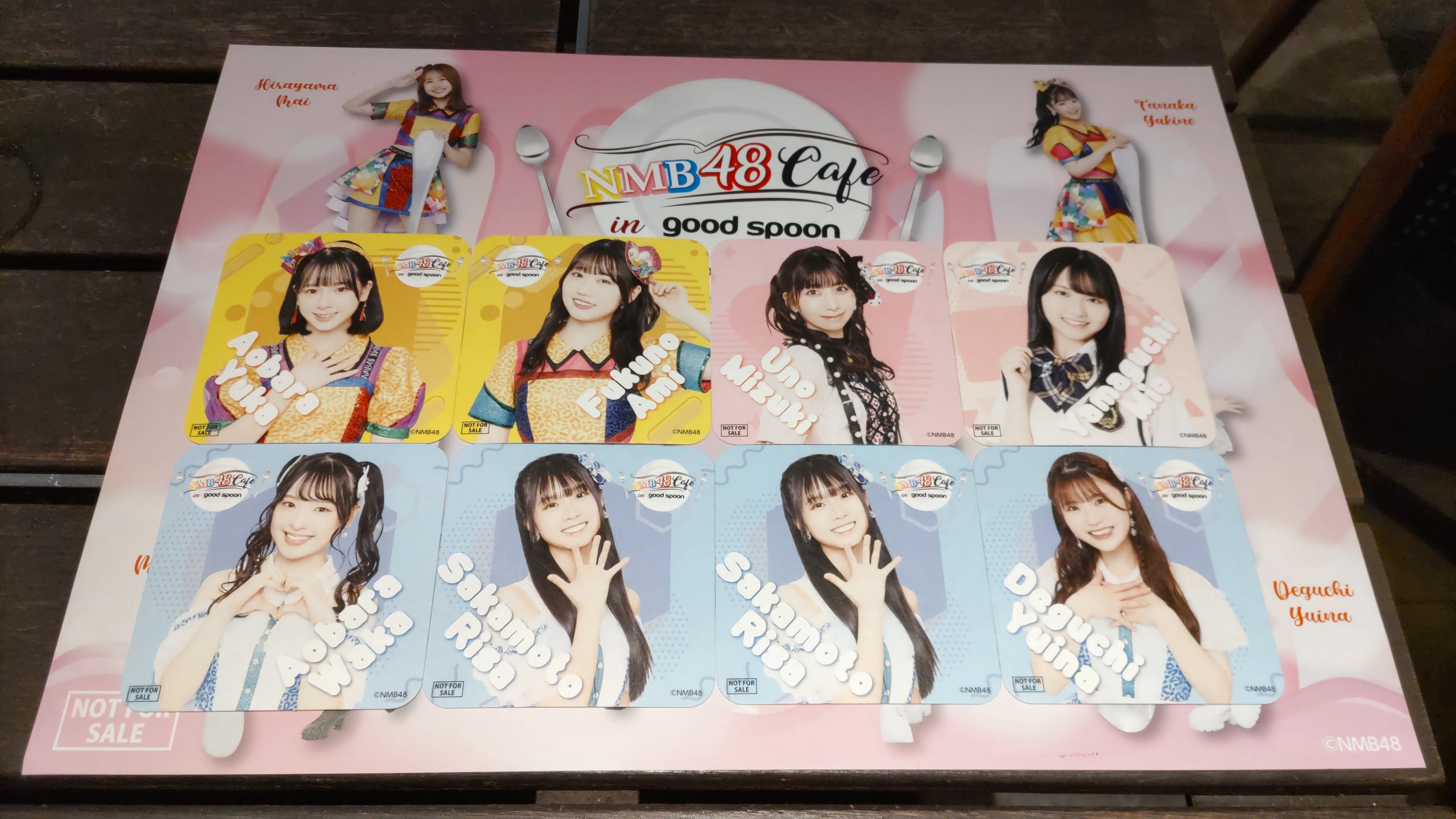 good spoon 青原優花 直筆 コースター spoon コラボ shinei