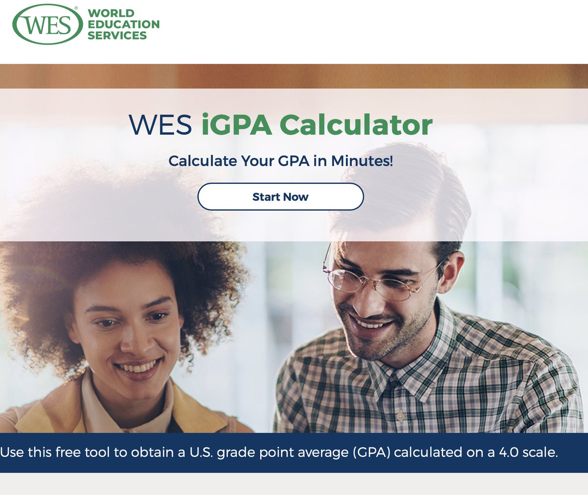 Always use the WES Free evaluation tool &amp; iGPA calculator to determine your evaluation's outcome before you pay for it. applications.wes.org/igpa-calculato…