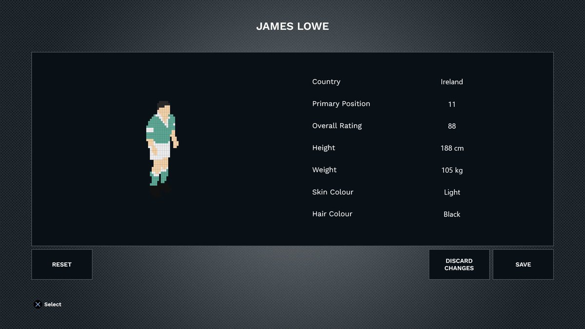 JLR Alpha 21 Out Now! Customisation keeps getting better. This month I'm adding the ability to edit players. Get it now: patreon.com/JLR JLR Alpha 19 is free now at jlr.nz #jonahlomurugby