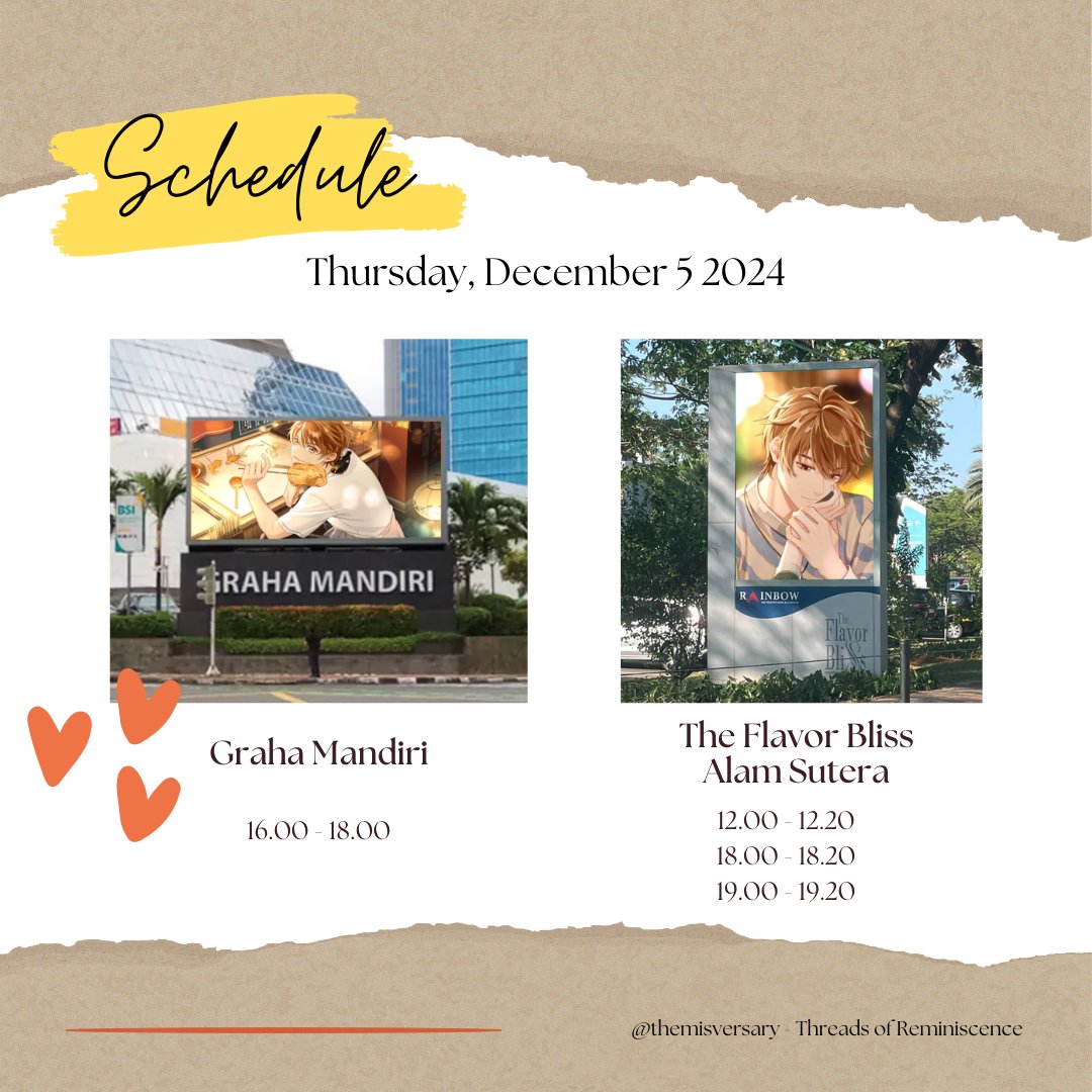 Themisversary's tweet photo. We're happy to announce that we're going to be doing not only 1, but 2 billboard project to celebrate Luke's birthday! 😍♥️

Check out the schedule below and plan accordingly to meet him on the big screen~!

#Themisversary #LukePearce4thBirthday #ThreadsOfReminscence https://t.co/JK9s8c3wyI