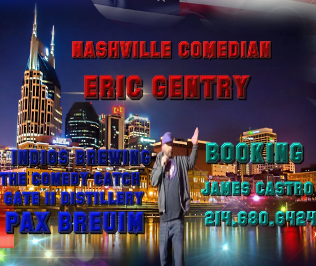 years of loyal support....
#ERICGENTRY 
#NASHVILLE 
#COMEDIAN