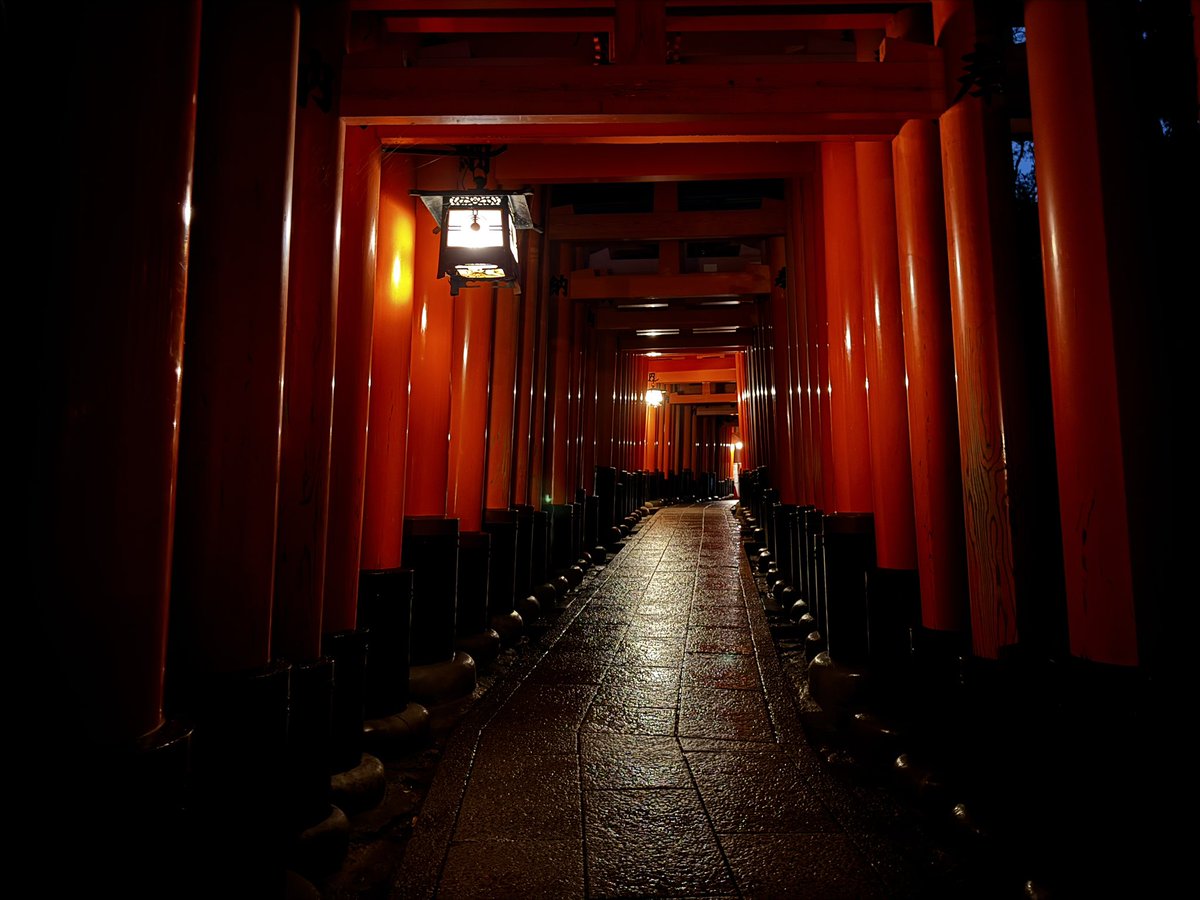 foresth915's tweet image. Fushimi Inari by night ⛩️⛩️⛩️
#fushimiinari #torii #nightphotography #kyoto #soryu #windgodthundergod
