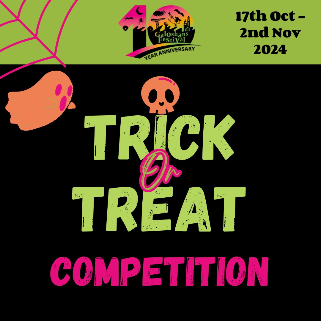 🎃✨ LAST CHANCE to enter our Galoshans Festival Scratch to Win Competition! 🎉🕷️

Don’t miss out on a chance to win some amazing prizes! 🎁👻

Enter by midnight tomorrow!

🎟️ Enter here: bit.ly/479jcT8

Don’t miss your chance to win! 🎃✨
