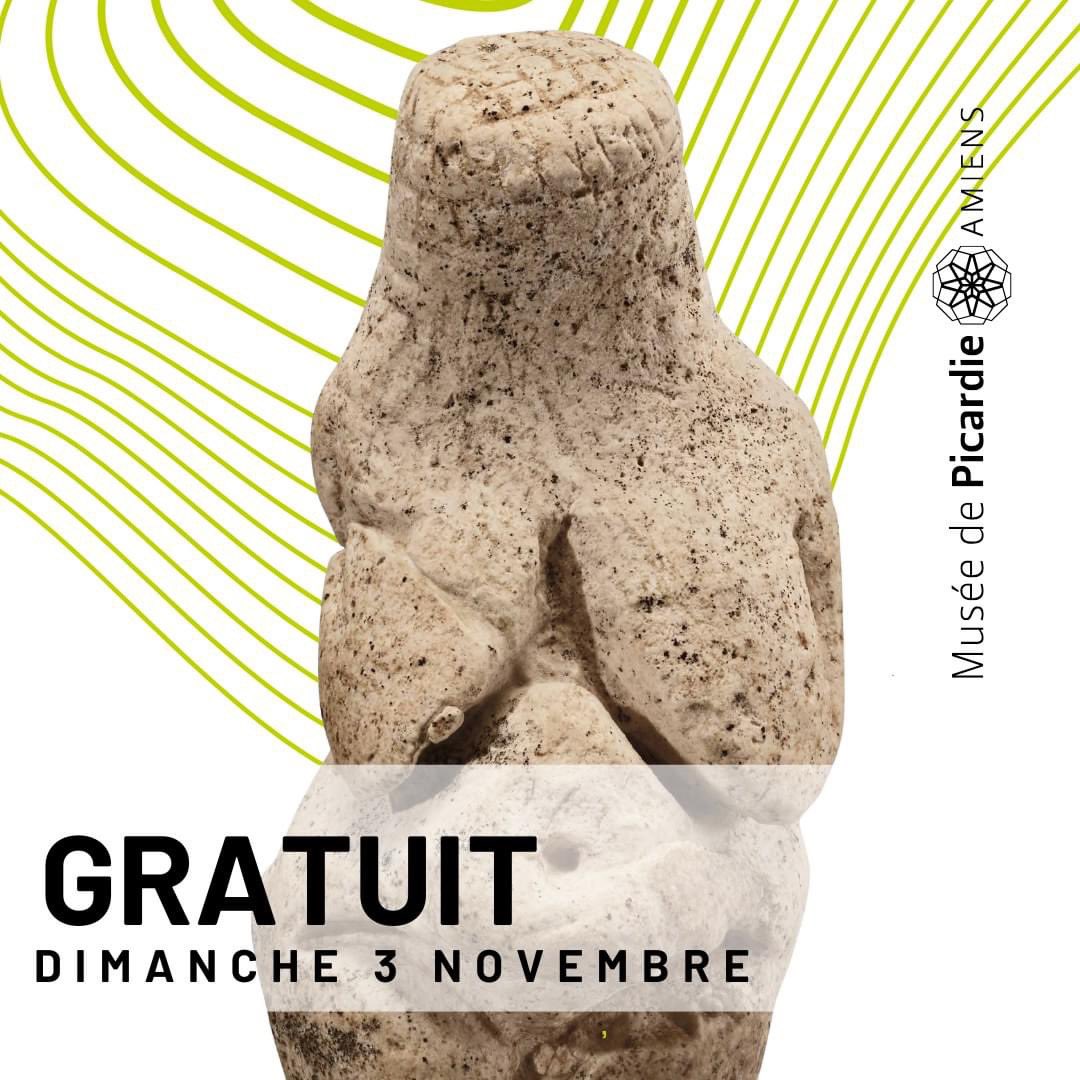 ⚠️ Dernier jour demain pour découvrir l’exposition d’intérêt national « La Somme des Préhistoires » au Musée de Picardie. Et en plus, c’est gratuit, comme chaque premier dimanche du mois ! #amiens