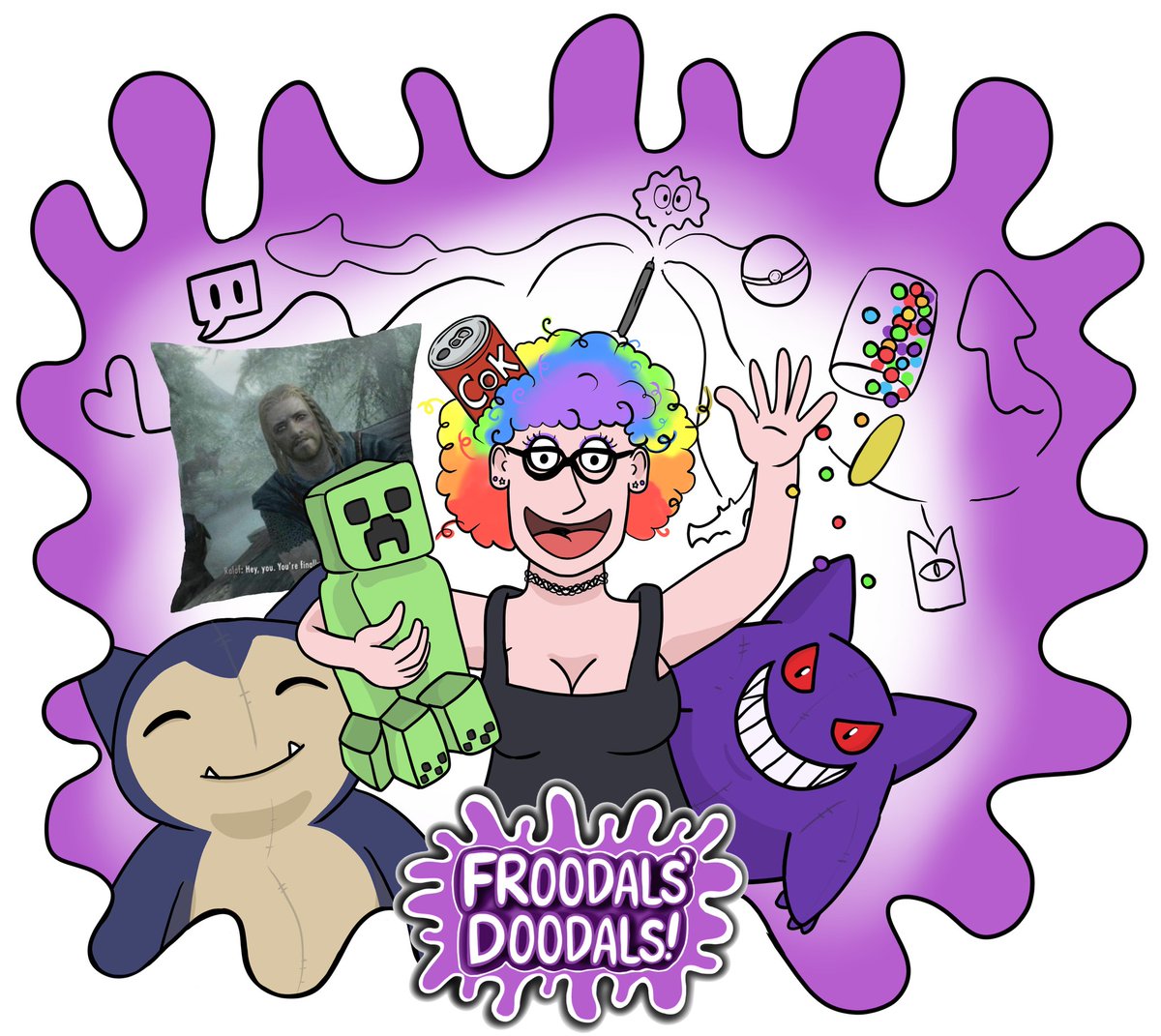 Oh my god, this means FIVE years ago I joined Twitter (X) mostly to post fanart for <a href="/SquidGaming/">Lydia</a>  and <a href="/barryharryy/">hrry</a>  back in the nuzlocke days! Awww good times! Now I use the platform to advertise my own Twitch streams 💜 Thankyou for inspiring me guys x X X X #MyXAnniversary