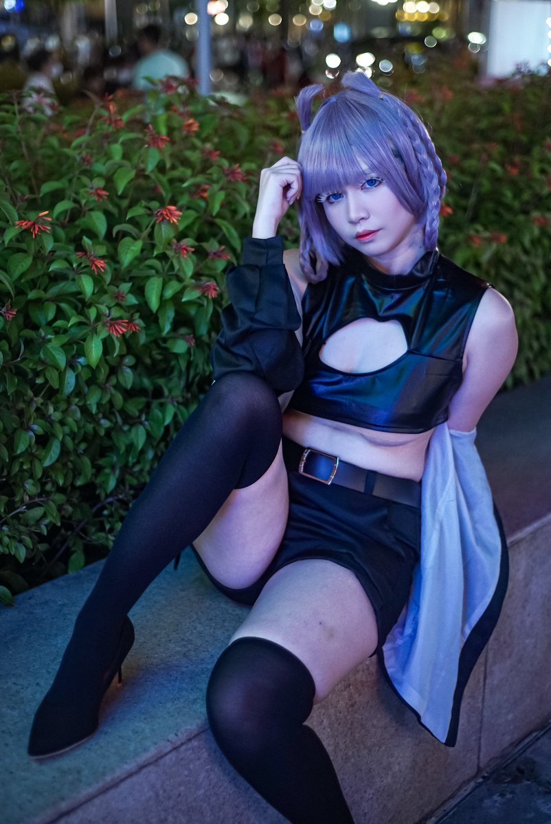 CosplayJem's tweet photo. Stepping into the night as Nazuna Nanakusa! 🌌 Who’s joining me for some Halloween mischief? 🎃🧛‍♀️

#halloween2024 #cosplay https://t.co/oQB4Akhh7b
