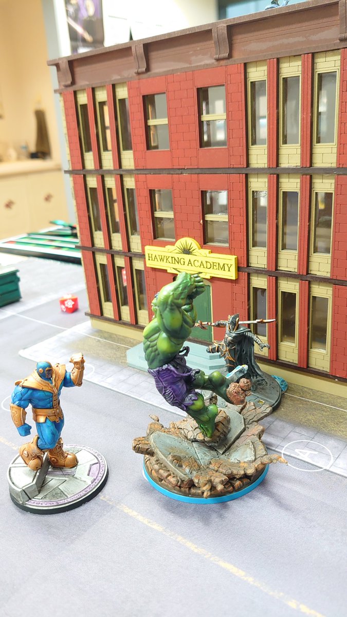 Daisuke_Wyrdo's tweet image. 今日は Marvel Crisis Protocolを遊びました。
いつも負けてるダニエルさんのブラックオーダーに勝てて嬉しい！
ま、その後、ジェームスさんにはぼろ負けでしたが。
 Marvel Crisis Protocolやっぱり使って一番楽しいのはイモータルハルクだな。
#マーベルクライシスプロトコル