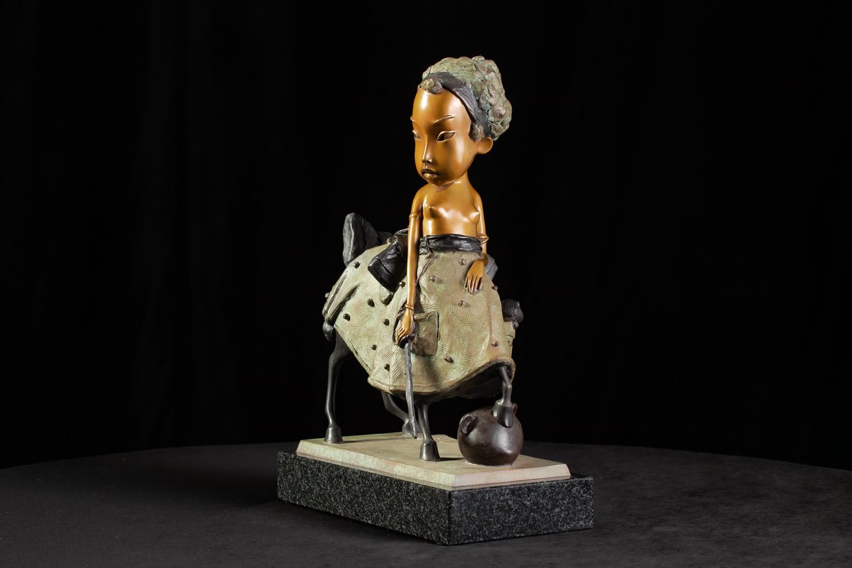 «Centauress. Victor», bronze, patination, granite, h-45 cm, 2023

#andreyostashov #lithography #graphicart #artgallery #sculptor #bronzesculpture #sculpture