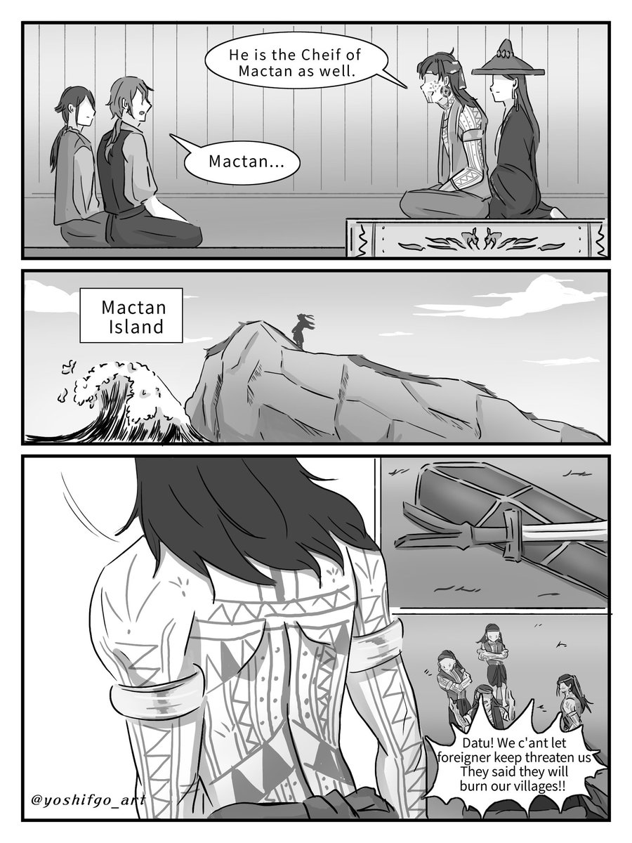 Yoshi45485755's tweet photo. Untold story of Circumnavigation
Chapter 02 part 02
Destiny slowly shows up...(1/2)
#hwsmalaysia #hwsphilippines #aphportugal #fanart #precolonial https://t.co/g9GQgQ7WcO