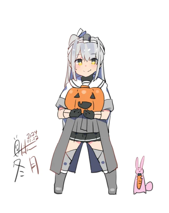 冬月『今夜は煮付けだ』#艦これ #冬月#艦これ版深夜の真剣お絵描き60分一本勝負#艦これ版真剣お絵描き60分一本勝負_20241102 