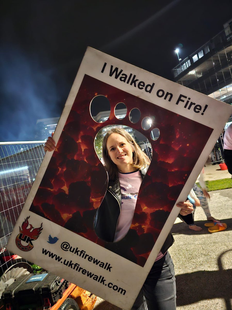 We survived the fire walk 🔥🚶🌈👶🏻
There is still time to donate to the maternity bereavement fund at East and North Hertfordshire NHS Trust 👶🏻🌈🚶🔥

justgiving.com/page/maternity…