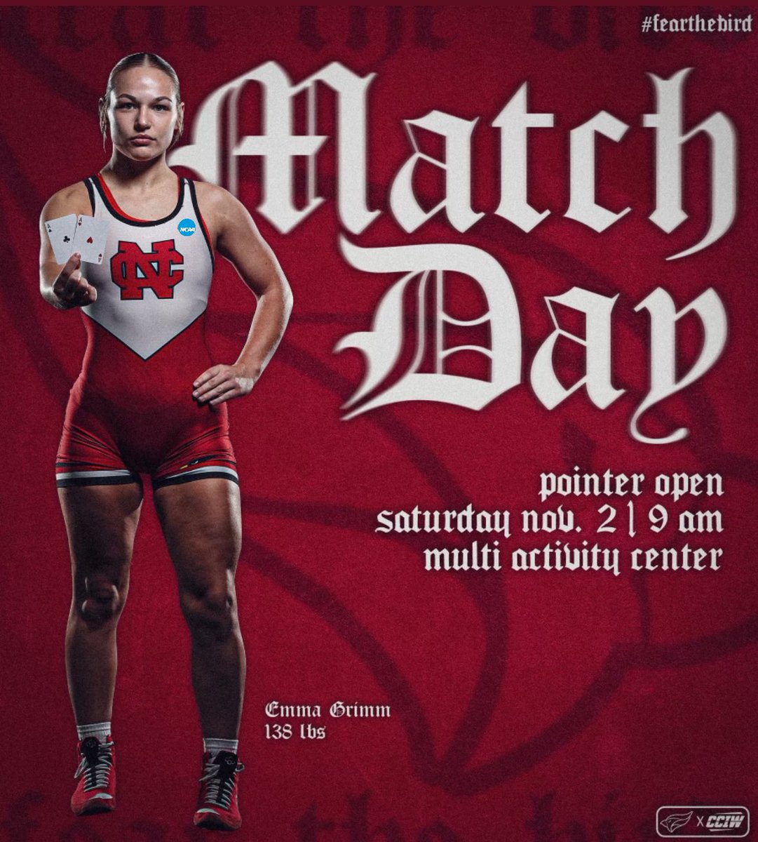 NCCwomensWR's tweet photo. Kicking the season off at the Pointer Open today in Steven’s Point, Wisconsin. #FearTheBird #SHAPOWIE https://t.co/Tywd0lyCip