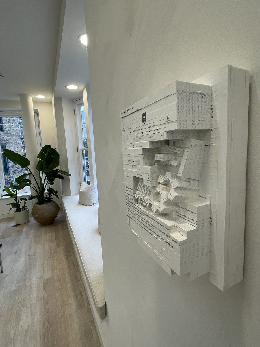 maria paula (@mptherealmvp) on Twitter photo Some of the art we curated with <a href="/parisrouz/">Paris Rouzati</a> for the Avara HQ - very happy with the finished product.
<a href="/_terra0/">terra0</a>, Alan Belcher, <a href="/dennnnnnnnny/">Simon Denny</a> Document Relief custom sculpture based on the <a href="/aave/">Aave</a> whitepaper (cont) Some of the art we curated with <a href="/parisrouz/">Paris Rouzati</a> for the Avara HQ - very happy with the finished product.
<a href="/_terra0/">terra0</a>, Alan Belcher, <a href="/dennnnnnnnny/">Simon Denny</a> Document Relief custom sculpture based on the <a href="/aave/">Aave</a> whitepaper (cont)