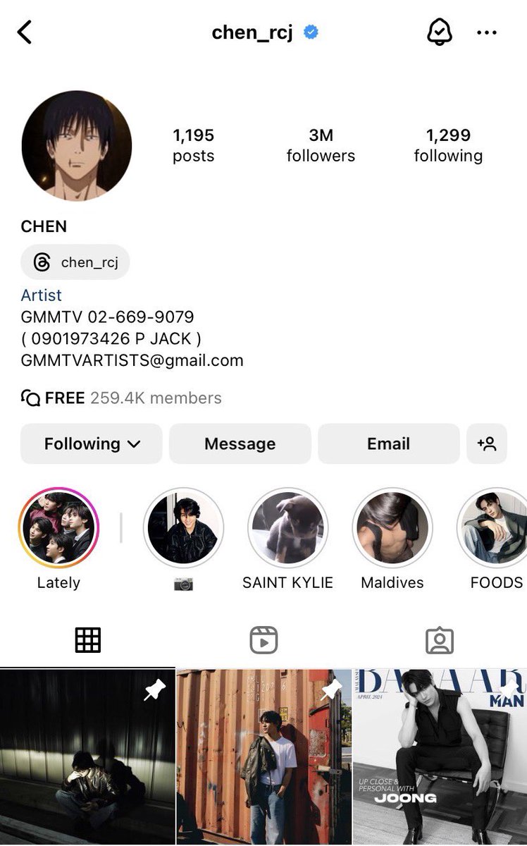 GMMTV's tweet photo. ✨Congrats! @ChenRcj 
 for 3M followers on IG ✨

#จุงอาเชน
#GMMTV https://t.co/YNpi5h9a8l