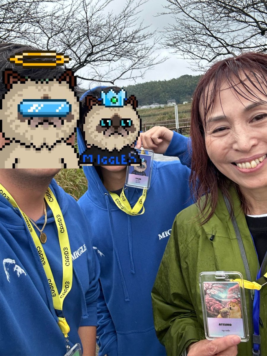 Getting migglish with <a href="/kabosumama/">かぼすママ</a> 😻

Thanks <a href="/card3_ai/">Card3</a> for hooking these special MIGGLES X DOGE cards for DOGE Day 2024 🇯🇵

See you all again next year!  😺💙🫵

<a href="/ownthedoge/">Own The Doge 🐶🖼</a> <a href="/ElonRWA/">ElonRWA</a> <a href="/MyDoge/">MyDoge</a>