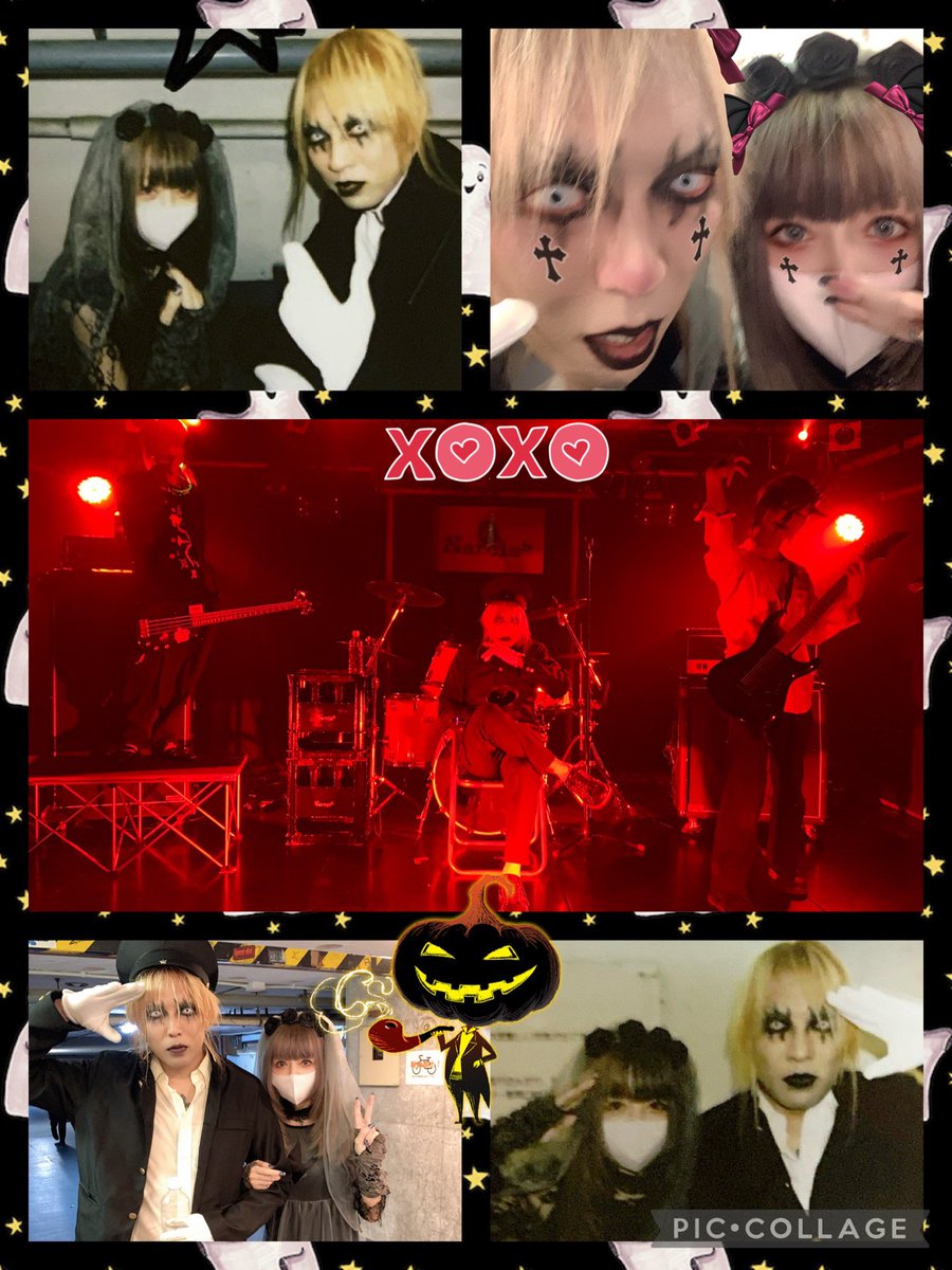 rika_nyanko's tweet photo. 10月30日浦和ナルシスにて
DARK RAYのLIVEでした👻🎃💀
予定とは違う仮装をして参戦🎤🎸
いつもと違った学生服のDARK RAYも良かった🥰✨️👍

#ハロウィン
#推し活 https://t.co/o1y1hFCpQa